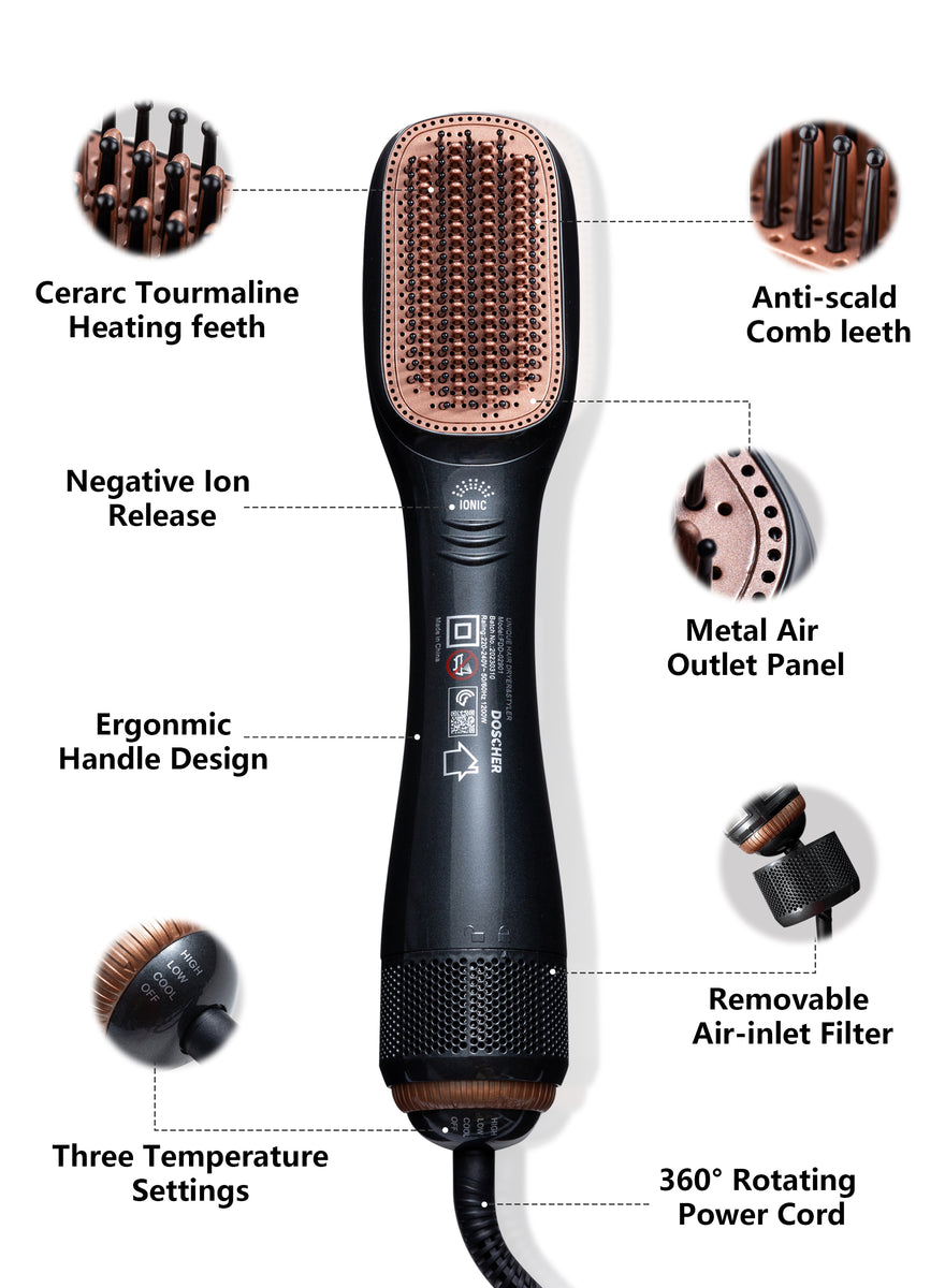 Doscher Hair Dryer Brush Gift Box Styling Made Easy – mydoscher